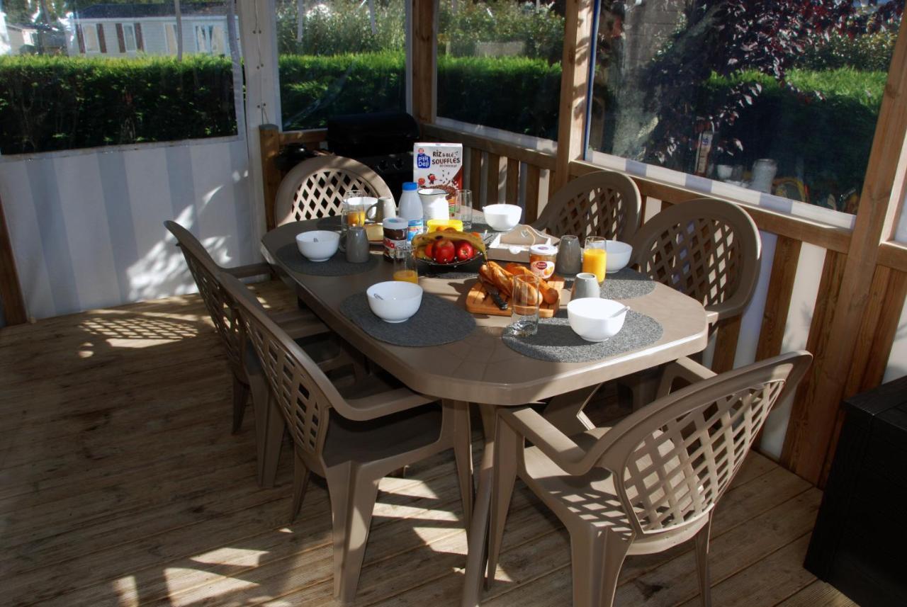 לס מתה Mobilhome 2Ch Climatise-Terrasse Fermee-4 Velos-Camping 4 Etoiles Les Charmettes מראה חיצוני תמונה