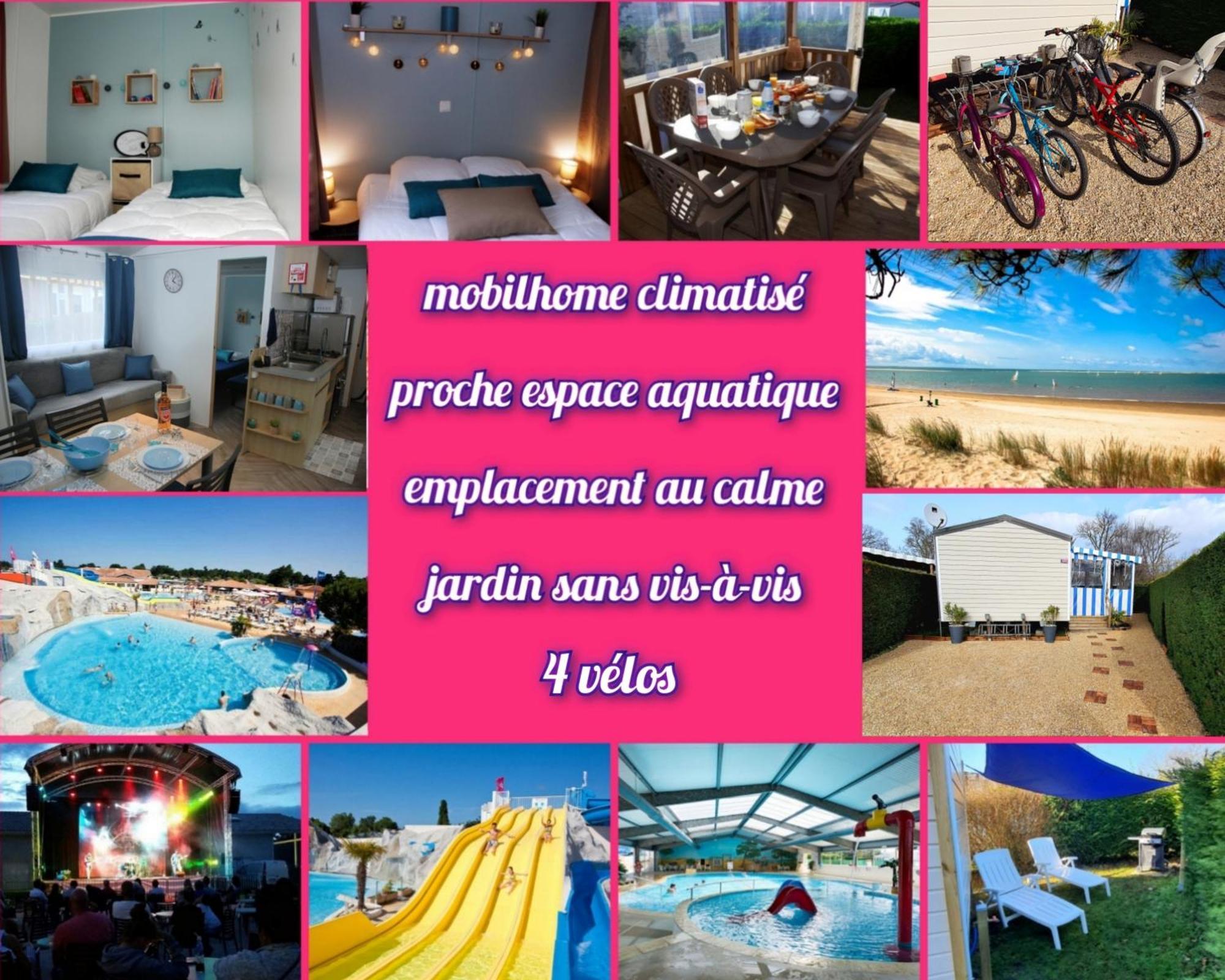 לס מתה Mobilhome 2Ch Climatise-Terrasse Fermee-4 Velos-Camping 4 Etoiles Les Charmettes מראה חיצוני תמונה