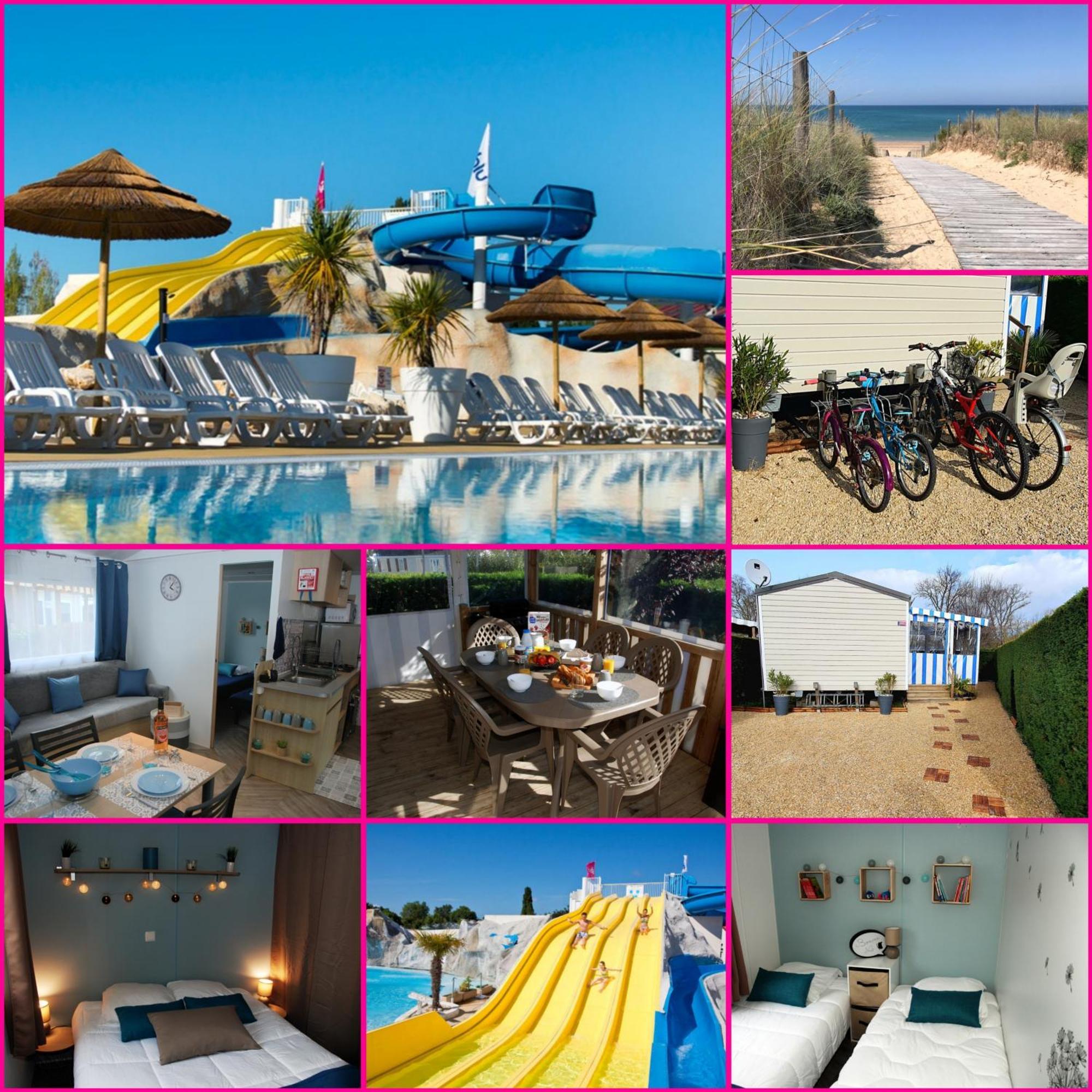 לס מתה Mobilhome 2Ch Climatise-Terrasse Fermee-4 Velos-Camping 4 Etoiles Les Charmettes מראה חיצוני תמונה